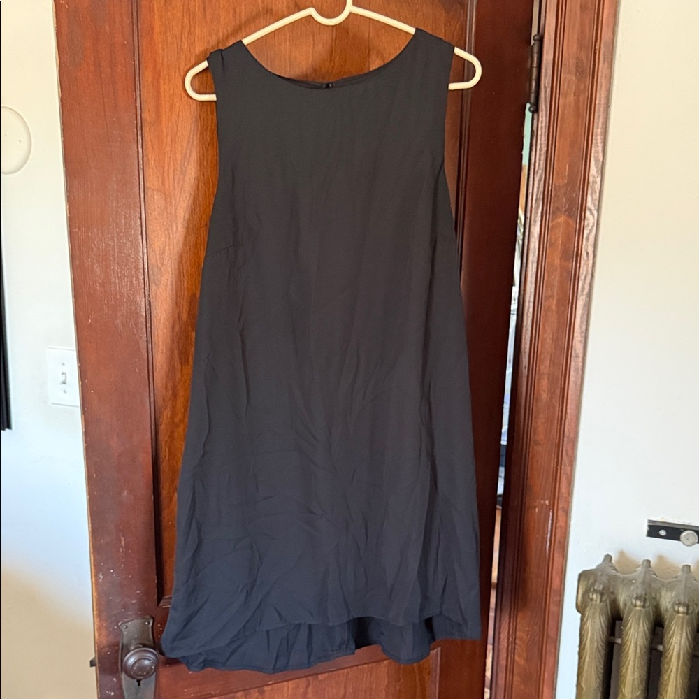 Nordstrom Black Sleeveless Shift Mini Dress